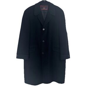 Eagle Clothes Pakasha 100% Cashmere Men's Coat Size XL Vintage Quiet Luxury